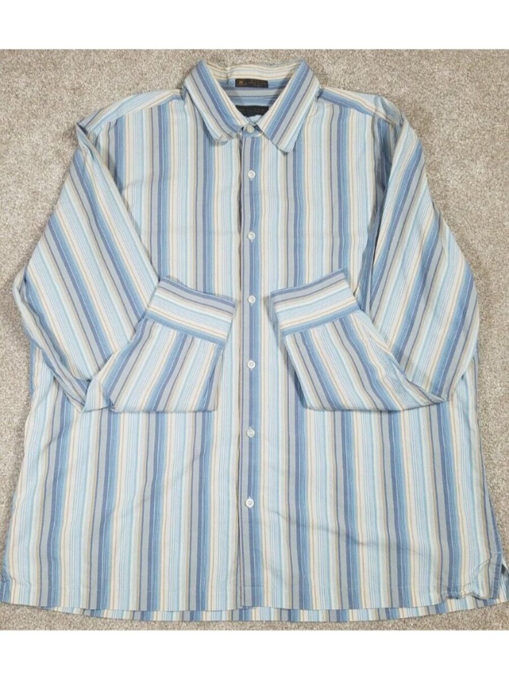 Metropolitan by Lord & Taylor Long Sleeve Button Up Business Office Shirt XXL